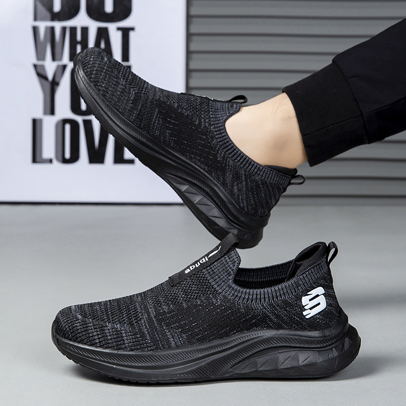 Muške slip-on tenisice, lagane i prozračne mrežaste, gornji dio od mrežaste tkanine, EVA đon, okrugli vrh