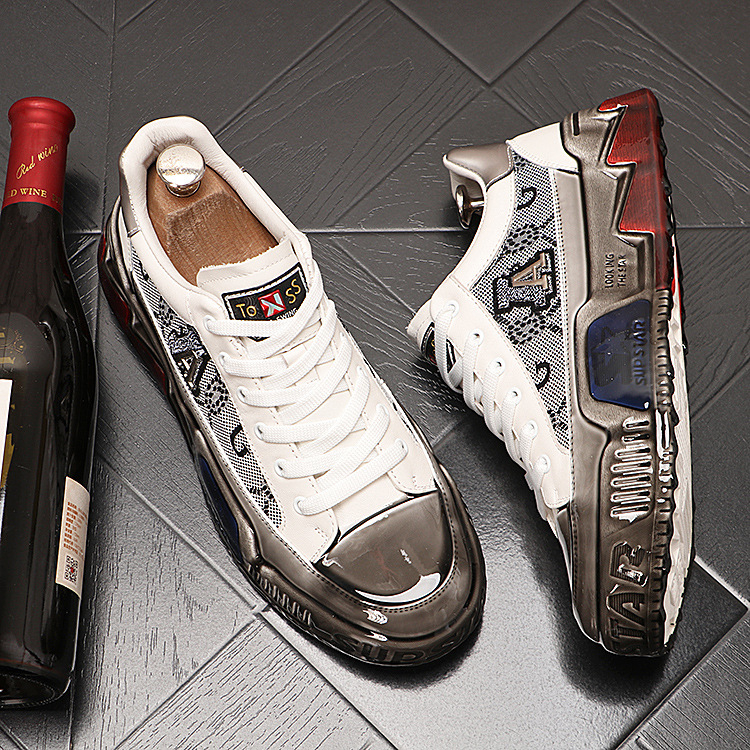 Muške loaferice: prozračne ljetne casual cipele s vezanjem, miješani materijali, šiljat vrh, gumeni đon