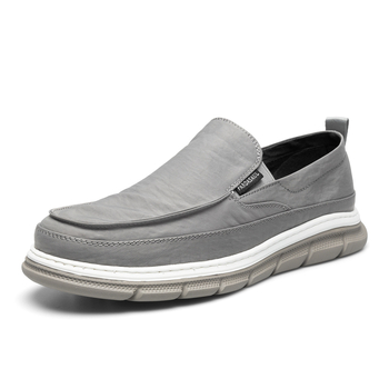 Muške slip-on tenisice od platna, okrugla nosnica, gornji dio od platna, prozračan dizajn, EVA potplat