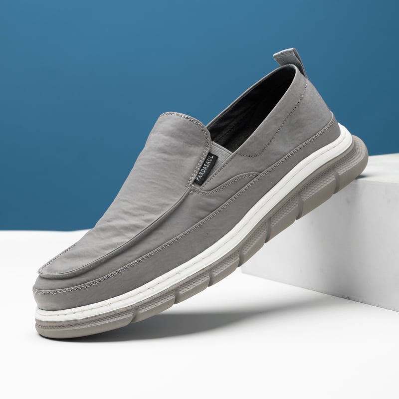 Muške slip-on tenisice od platna, okrugla nosnica, gornji dio od platna, prozračan dizajn, EVA potplat