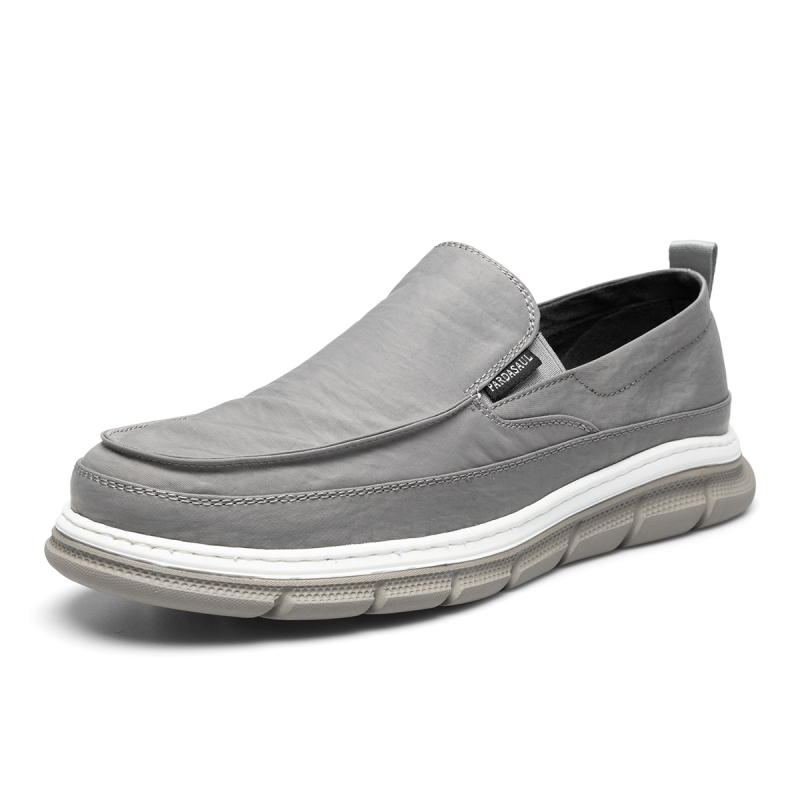 Muške slip-on tenisice od platna, okrugla nosnica, gornji dio od platna, prozračan dizajn, EVA potplat
