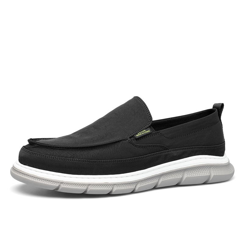 Muške slip-on tenisice od platna, okrugla nosnica, gornji dio od platna, prozračan dizajn, EVA potplat