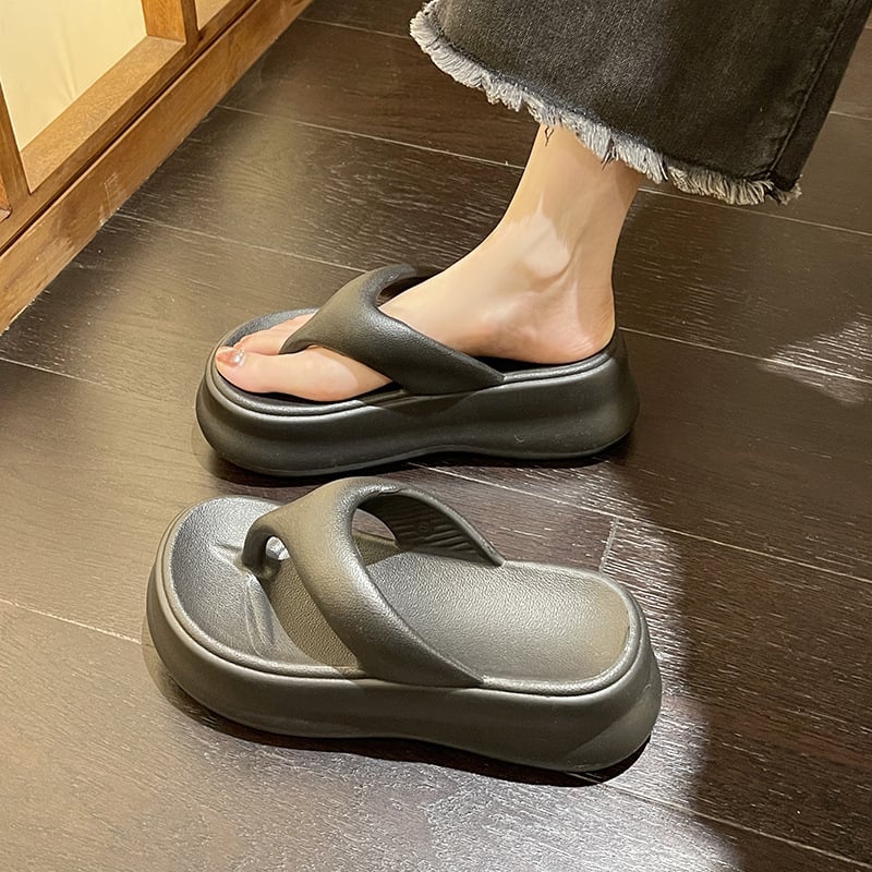 Női EVA vastag talpú szandálok beltéri és kültéri használatra – nyár 2025 (Felső: EVA; Belső: EVA; Talp: EVA; Lábujj forma: kör)