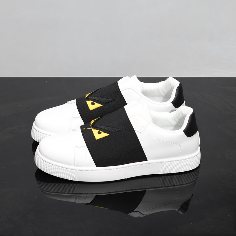 Műbőr loaferok, Slip-On, kerek orr, gumitalp