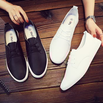 Férfi mikroszálas bőr loaferek, fűzős kivitel, kerek orr, gumírozott talp — stílusos és kényelmes viselet