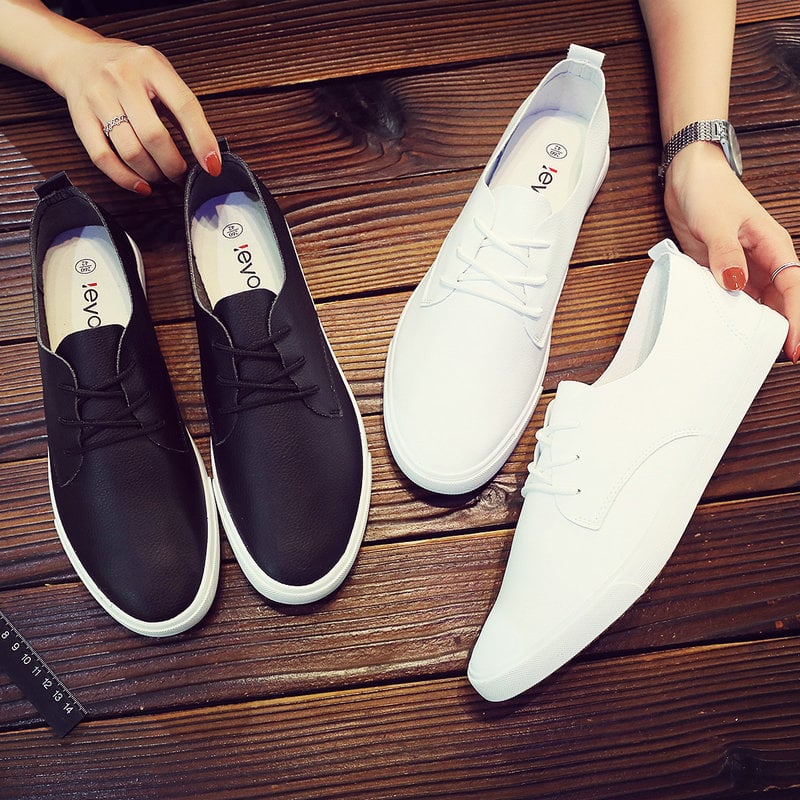 Férfi mikroszálas bőr loaferek, fűzős kivitel, kerek orr, gumírozott talp — stílusos és kényelmes viselet