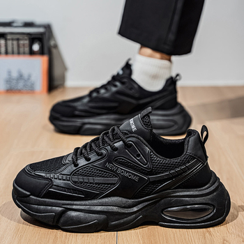 Muške tenisice dad shoes s debelim potplatom – gornji dio od tekstila, mrežasta podstava, kopčanje šnurkama, potplat od gume+EVA+PU, protuklizno
