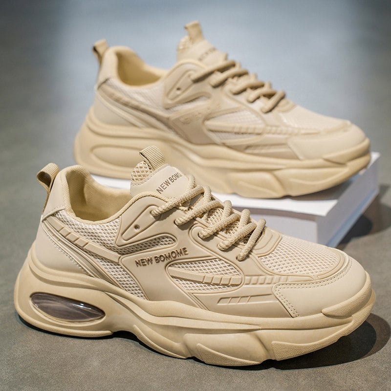Muške tenisice dad shoes s debelim potplatom – gornji dio od tekstila, mrežasta podstava, kopčanje šnurkama, potplat od gume+EVA+PU, protuklizno