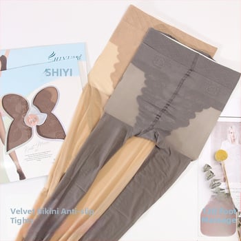 Βελούδινο καλσόν με διαμόρφωση και αντιτριβή, 12D λεπτό