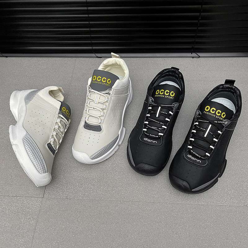 Pantofi bărbați Waffle pentru iarnă — respirabili, ușori, cu înălțime medie a gleznei, partea superioară din amestec de materiale, talpă din spumă, șireturi