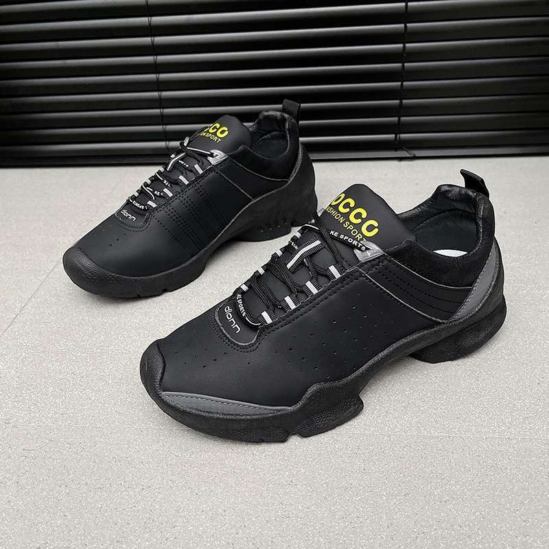 Pantofi bărbați Waffle pentru iarnă — respirabili, ușori, cu înălțime medie a gleznei, partea superioară din amestec de materiale, talpă din spumă, șireturi