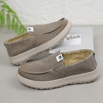 Pantofi din pânză în stilul vechi Beijing, fără șireturi, ușori, respirabili, talpă din cauciuc