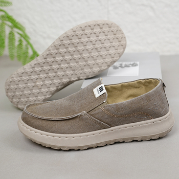 Pantofi din pânză în stilul vechi Beijing, fără șireturi, ușori, respirabili, talpă din cauciuc