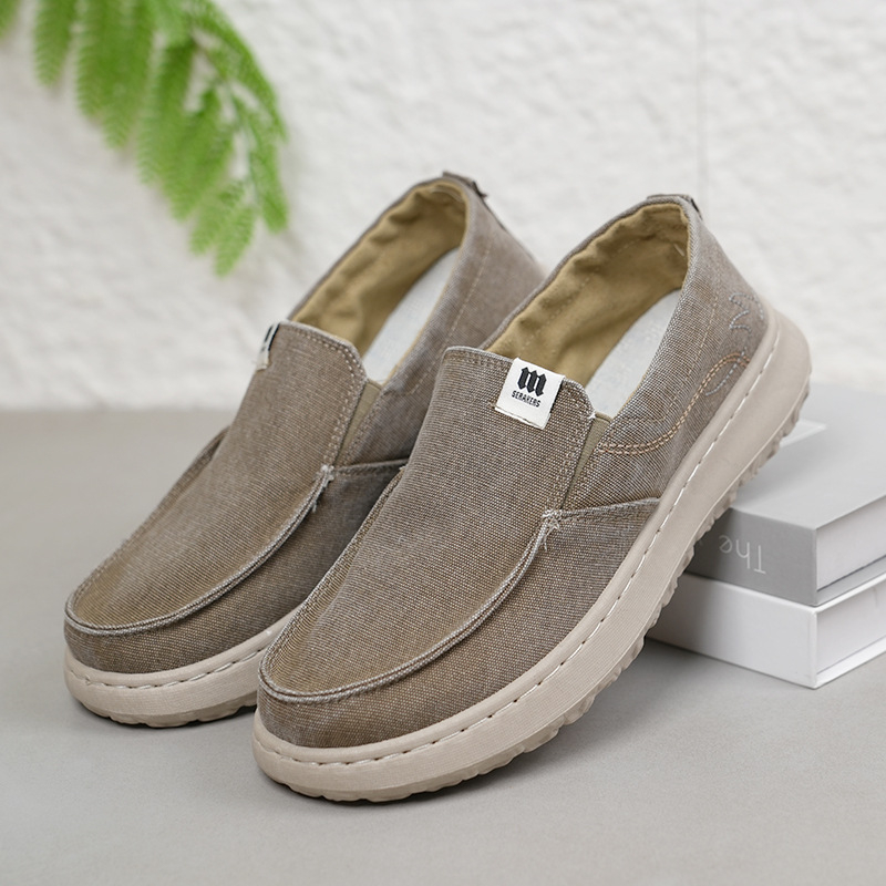 Pantofi din pânză în stilul vechi Beijing, fără șireturi, ușori, respirabili, talpă din cauciuc