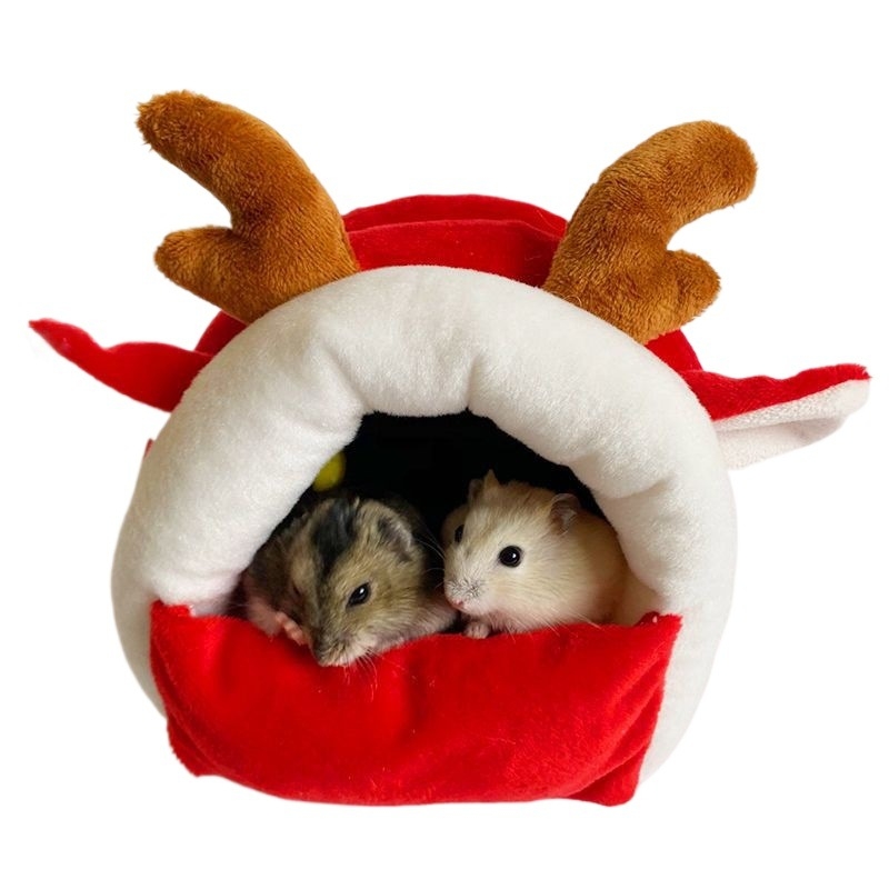 Φωλιά για χάμστερ από πολυεστέρα, ζεστό βαμβάκι, για χειμερινή χρήση