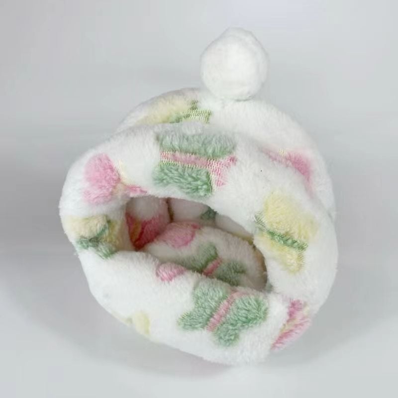 Φωλιά για χάμστερ από πολυεστέρα, ζεστό βαμβάκι, για χειμερινή χρήση