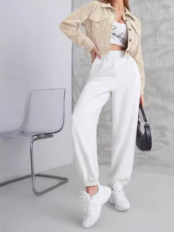 Cardigan casual pentru femei din corduroy, poliester + spandex, model dungi/plaid, guler polo, lungime scurtă