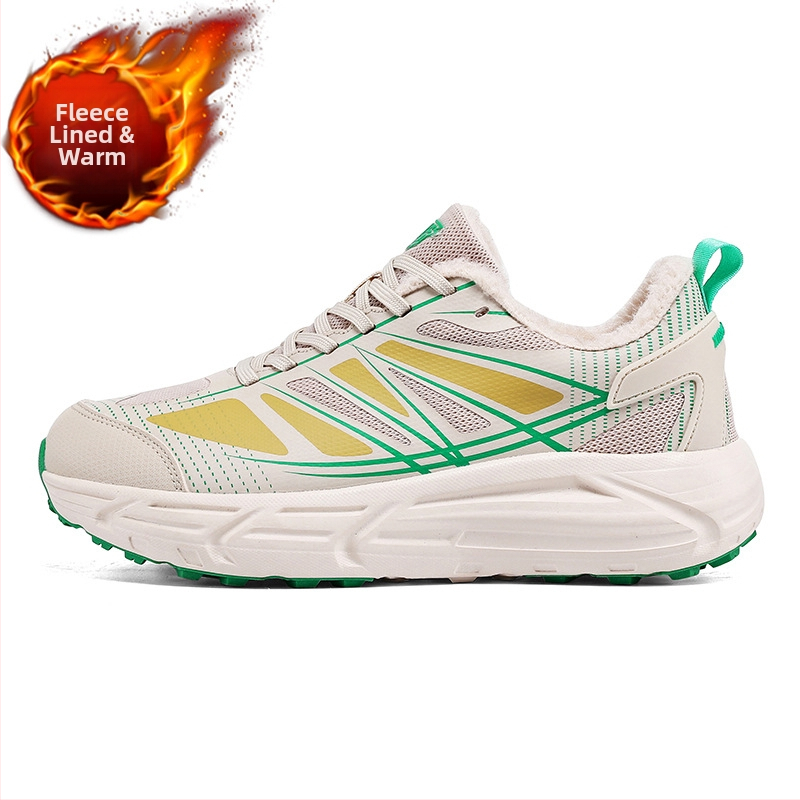 Téli papucs uniszex fleece bélessel, felső rész mikroszálas bőr, kerek orr, vastag talp