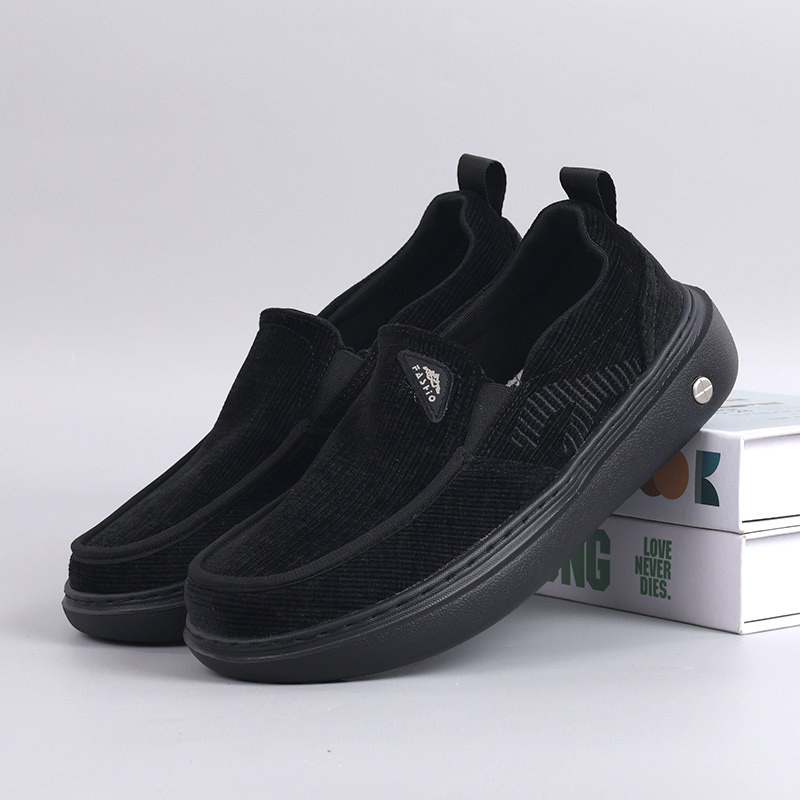Muške slip-on casual cipele s prozračnim pamukim gornjim dijelom, niski profil, pletena podstava, EVA potplat, elastna traka za lakše oblačenje