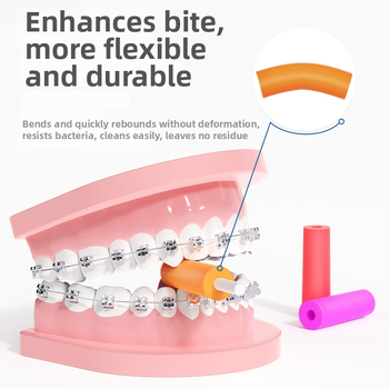 Ορθοδοντικά μασώμενα ράβδοι, μιας χρήσης, 2 τεμάχια σε κενο-πακέτο, για ενήλικες, μάρκα Fawn mom care