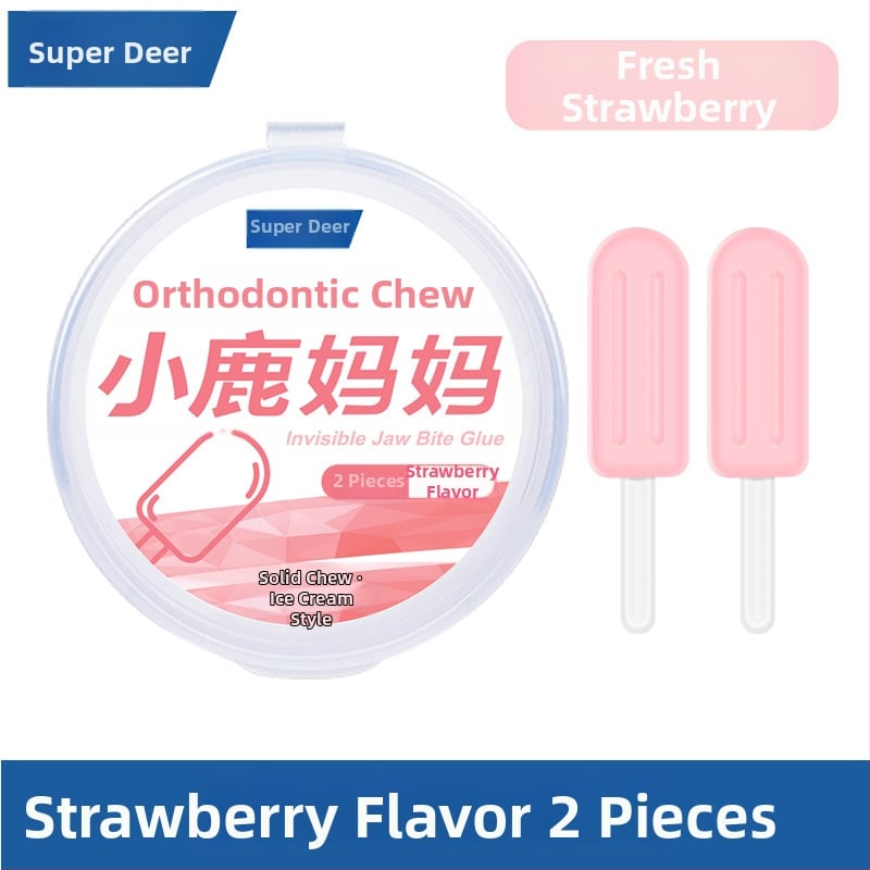 Ορθοδοντικά μασώμενα ράβδοι, μιας χρήσης, 2 τεμάχια σε κενο-πακέτο, για ενήλικες, μάρκα Fawn mom care