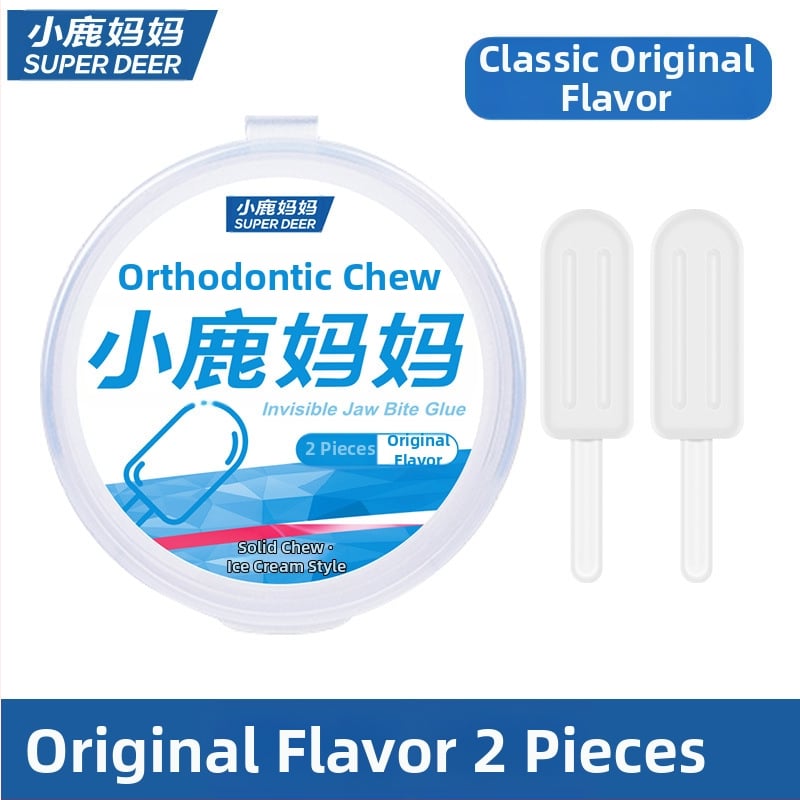 Ορθοδοντικά μασώμενα ράβδοι, μιας χρήσης, 2 τεμάχια σε κενο-πακέτο, για ενήλικες, μάρκα Fawn mom care