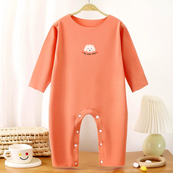 Φορμάκι μωρού από γερμανικό βελούδο, τετρά εποχές πουλόβερ-ρόμπερ, για νεογέννητα, unisex, πολυεστέρας 95%