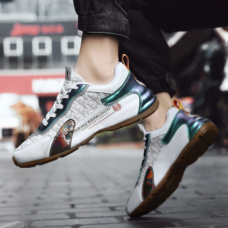 Muške tenisice Dad Shoes – mrežasti gornji dio, gumeni potplat, vezanje, niski gornji dio, okrugli vrh