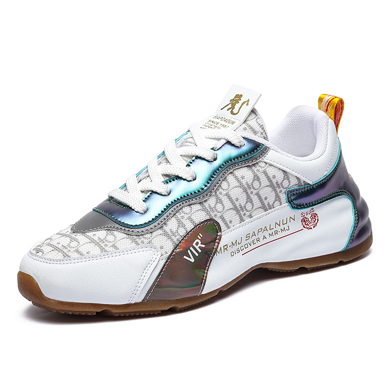 Muške tenisice Dad Shoes – mrežasti gornji dio, gumeni potplat, vezanje, niski gornji dio, okrugli vrh