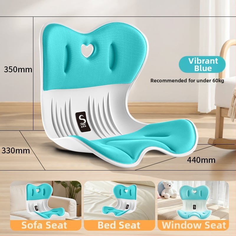 Sifeiqi Οσφυϊκό μαξιλάρι με σχέδιο πετάλων — Καθιστικό μαξιλάρι μνήμης αφρού με πολυεστερικό κάλυμμα για εργασία, μελέτη και γραφείο, διόρθωση στάσης