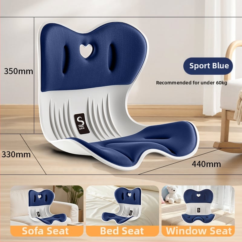 Sifeiqi Οσφυϊκό μαξιλάρι με σχέδιο πετάλων — Καθιστικό μαξιλάρι μνήμης αφρού με πολυεστερικό κάλυμμα για εργασία, μελέτη και γραφείο, διόρθωση στάσης