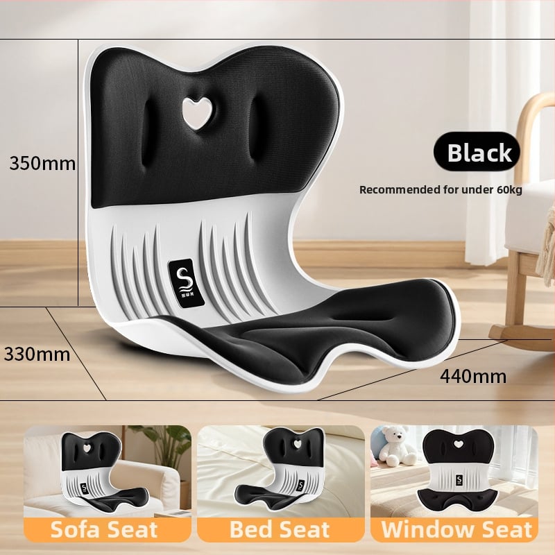 Sifeiqi Οσφυϊκό μαξιλάρι με σχέδιο πετάλων — Καθιστικό μαξιλάρι μνήμης αφρού με πολυεστερικό κάλυμμα για εργασία, μελέτη και γραφείο, διόρθωση στάσης