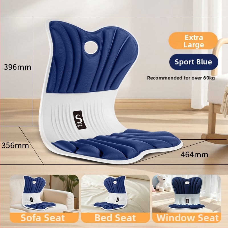 Sifeiqi Οσφυϊκό μαξιλάρι με σχέδιο πετάλων — Καθιστικό μαξιλάρι μνήμης αφρού με πολυεστερικό κάλυμμα για εργασία, μελέτη και γραφείο, διόρθωση στάσης