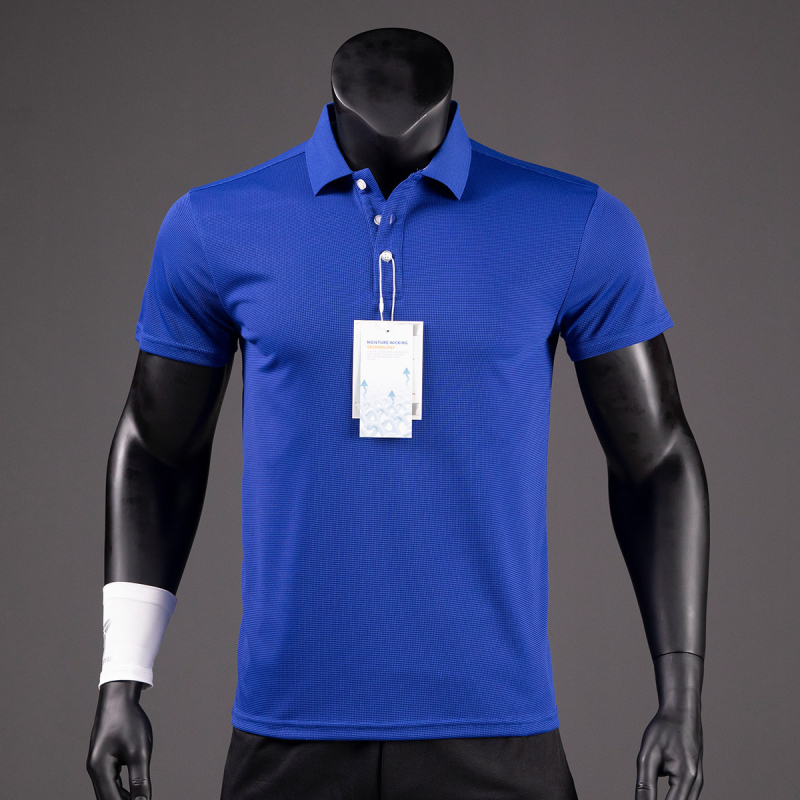 Sportsko polo majica s anti mirisom i brzim sušenjem, prozračna vaflasta pletenina, odvodi vlagu, prilagođeni logotip, kratki rukavi.