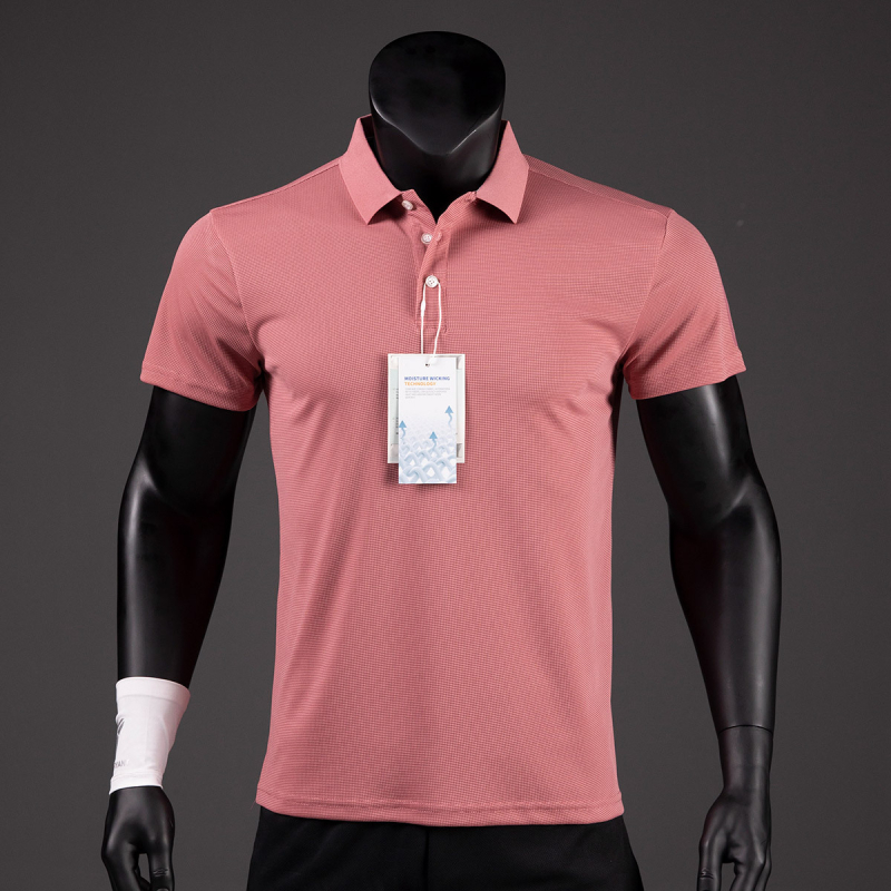 Sportsko polo majica s anti mirisom i brzim sušenjem, prozračna vaflasta pletenina, odvodi vlagu, prilagođeni logotip, kratki rukavi.