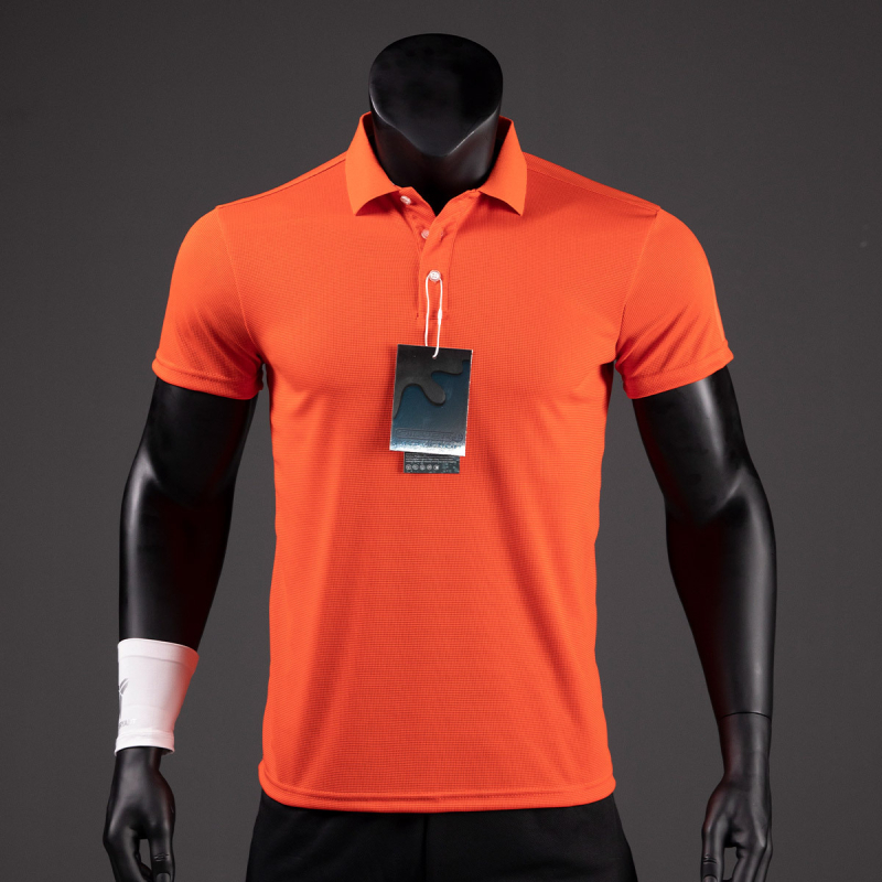 Sportsko polo majica s anti mirisom i brzim sušenjem, prozračna vaflasta pletenina, odvodi vlagu, prilagođeni logotip, kratki rukavi.