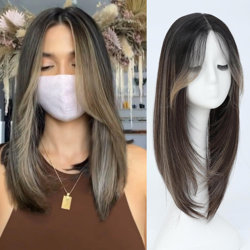 Dijeljiva kosa – gornji volumen s klipom, clip-in, model 24125, vlakna otporna na visoke temperature