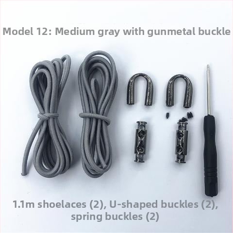 Ελαστικά κορδόνια χωρίς δέσιμο για υφασμάτινα παπούτσια – κατάλληλα για ενήλικες και παιδιά, με κούμπωμα, άνοιξη