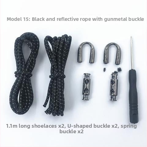 Ελαστικά κορδόνια χωρίς δέσιμο για υφασμάτινα παπούτσια – κατάλληλα για ενήλικες και παιδιά, με κούμπωμα, άνοιξη