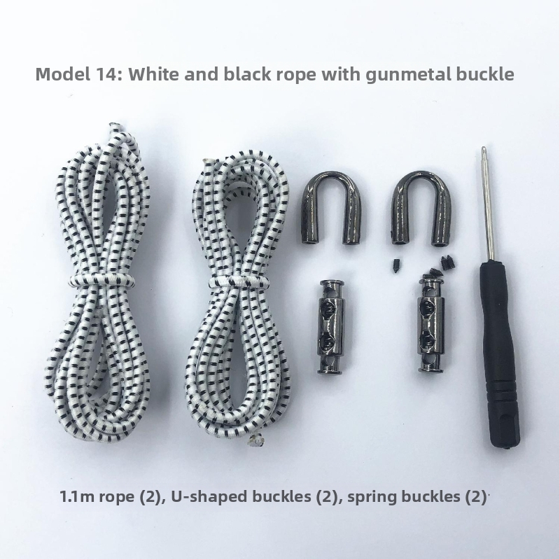 Elastické šnúrky na topánky bez viazania – pre dospelých a deti, na látkové topánky, s prackou, na jar