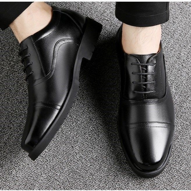 Dragonfly Férfi Üzleti Hivatalos Cipő – Műbőr Felsőrész, PU Talpbetét, Bőrbelső