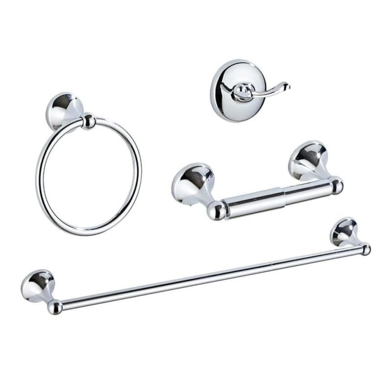 Σετ κρεμάστρας πετσέτας από ανοξείδωτο ατσάλι με ένα επίπεδο ράφι μπάνιου – μοντέρνος μινιμαλισμός, αντοχή 30 kg