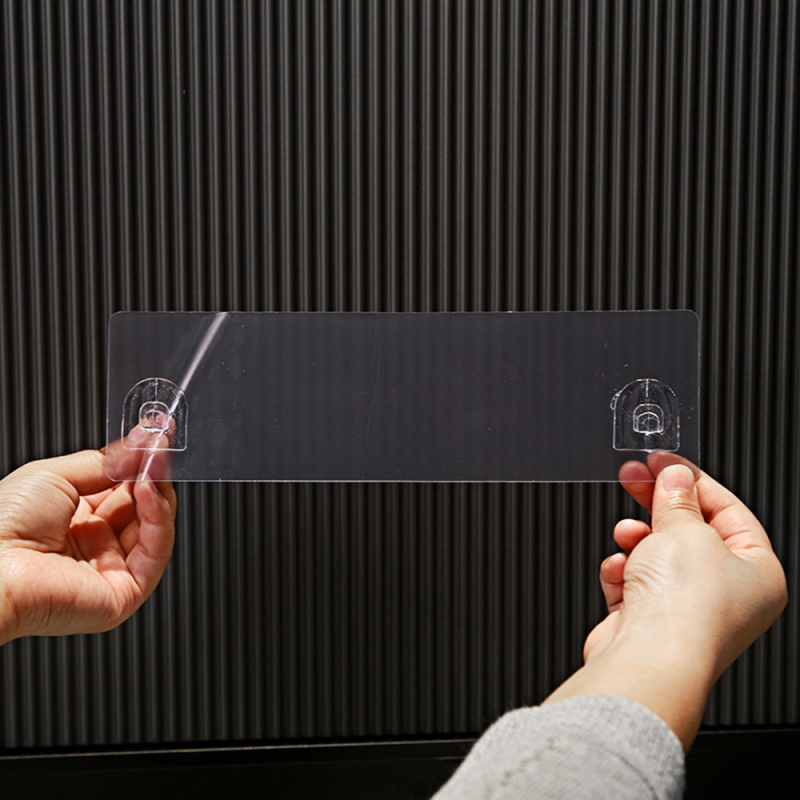 Raft de depozitare pentru baie montat pe perete cu ventuză, fără găuri, 1 nivel, din plastic, capacitate 10 kg