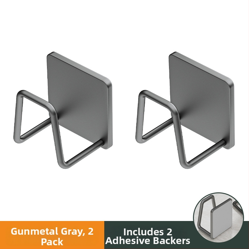 Raft suspendat din oțel inoxidabil pentru baie cu cârlige sub chiuvetă, finisaj șlefuit, 1 nivel, sarcină 1 kg