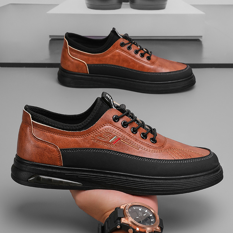 Férfi Slip-On szabadidőcipő – szellőző Super Fiber felsőrész, EVA talpbetét, gumitalp, alacsony bokarész, minden évszakra