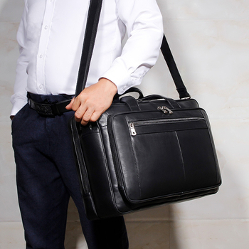 Di Fan muška poslovna torba od prave kože, stil poslovnog putovanja, vodootporna i iznimno lagana