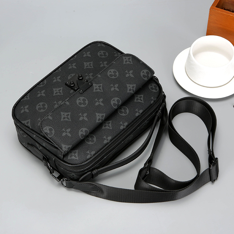 Muška torba preko ramena za posao i putovanja, Haoyang Golden Age Paul, materijal PU, gradski minimalistički stil, podstava poliester-pamuk