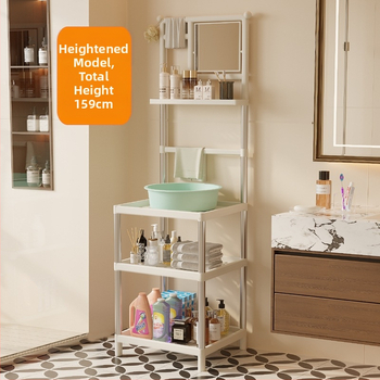 Raft pentru chiuvetă din plastic, 3 etaje, în stil modern minimalist