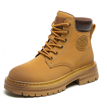 Martin csizmák, uniszex, valódi bőr, két rétegű marhabőr, középső szár, gumírozott talp