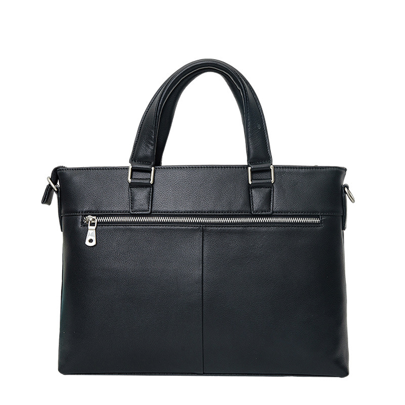 Muška kožna torba za dokumente, gradski minimalistički stil, model 9955-5, (prirodna koža; podstava poliester-pamuk; vodootporna)